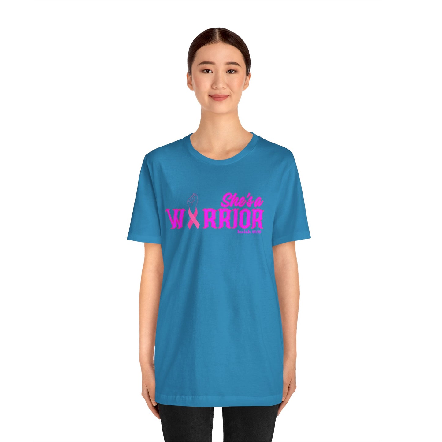 SHE'S A WARRIOR 2 - Unisex Jersey Short Sleeve Tee