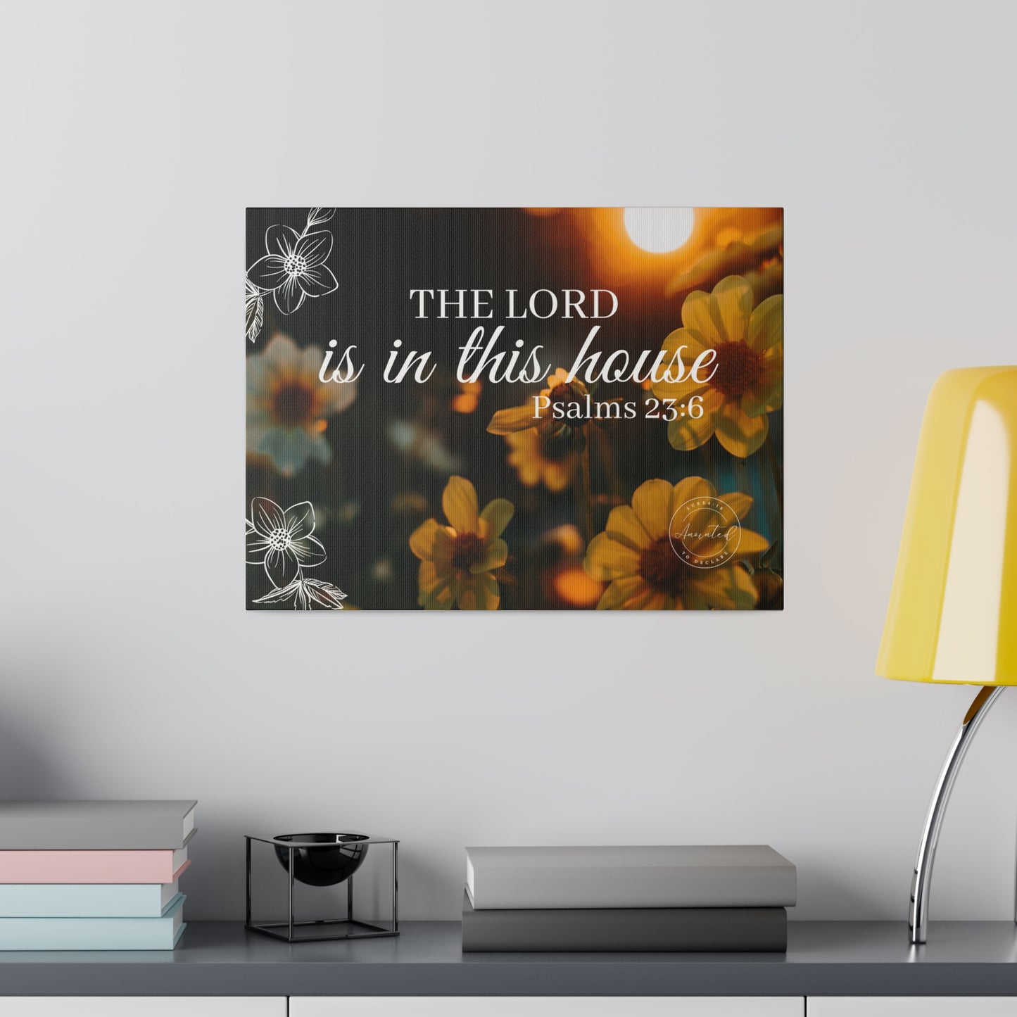 THE LORD IS IN THE HOUSE 1- Matte Canvas, Stretched, 0.75"