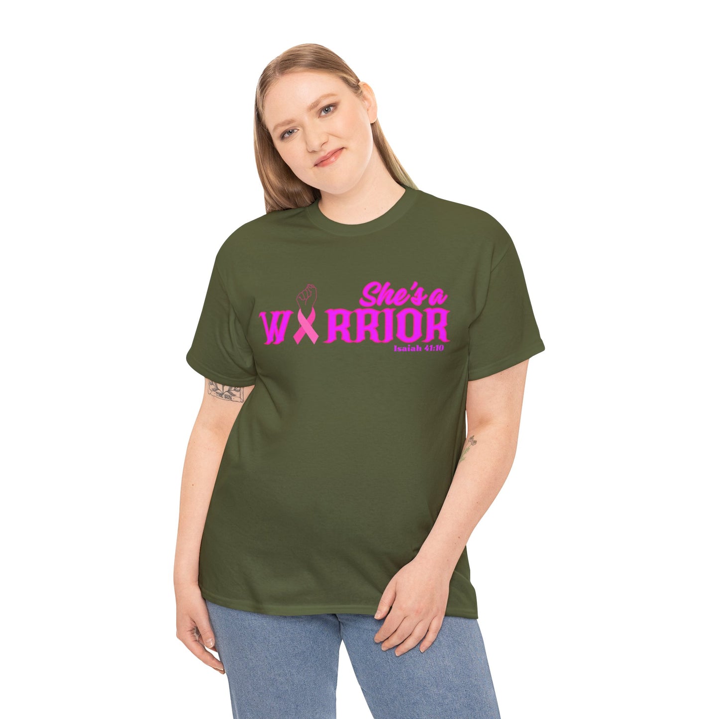She's a Warrior 2 Heavy Cotton Tee