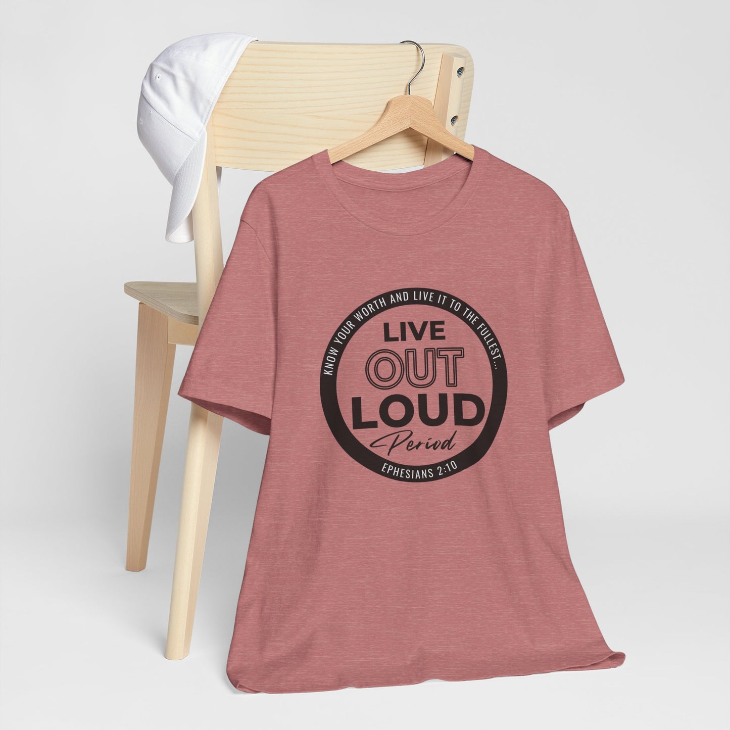 LIVE OUT LOUD 1 Unisex Jersey Short Sleeve Tee