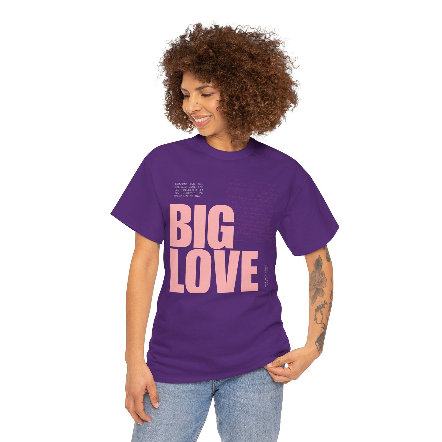 Inspirational Tee - Big Love Unisex Heavy Cotton Tee