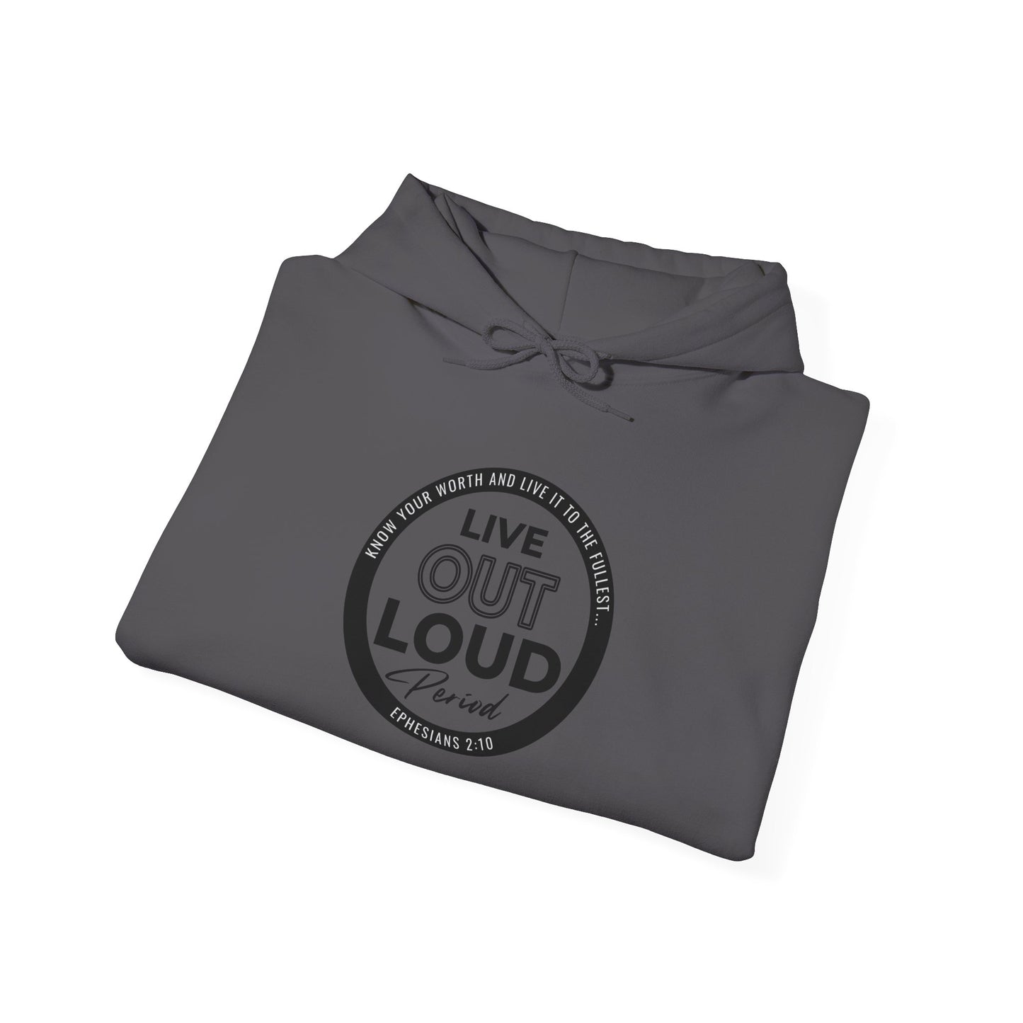 LIVE OUT LOUD 1 -Unisex Heavy Blend™ Hooded Sweatshirt