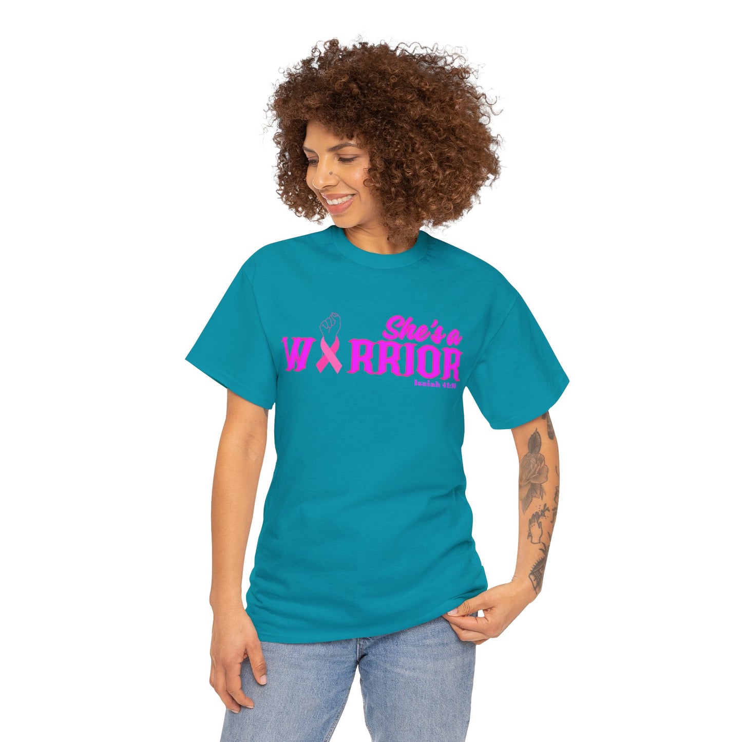 She's a Warrior 2 Heavy Cotton Tee