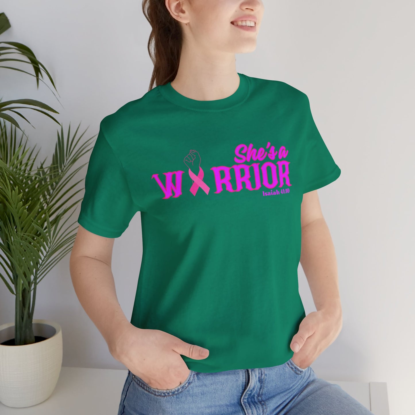 SHE'S A WARRIOR 2 - Unisex Jersey Short Sleeve Tee