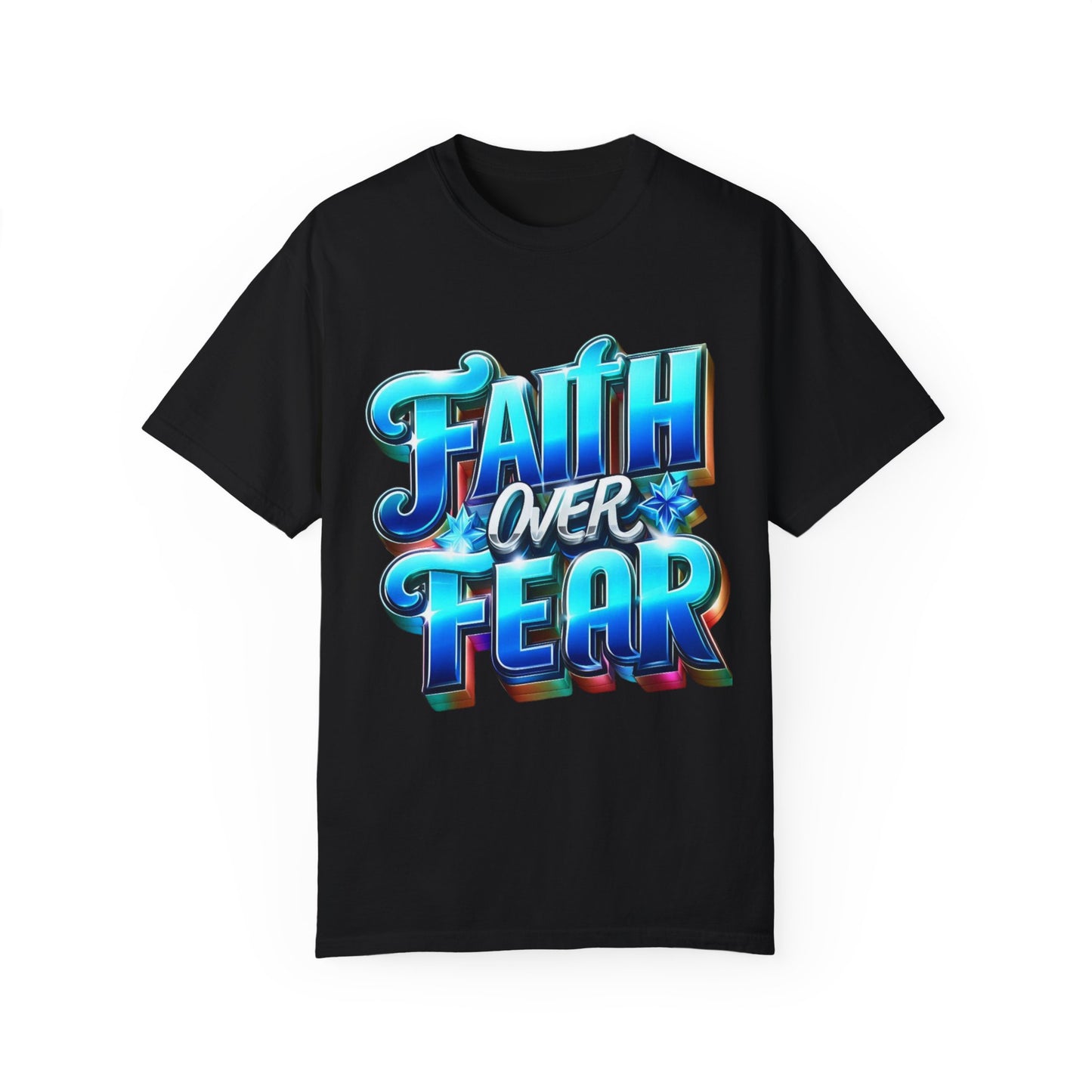 Faith Over Fear Unisex Tee, Inspirational Tshirt, Religious Shirt, Christian Clothing, Graphic Top