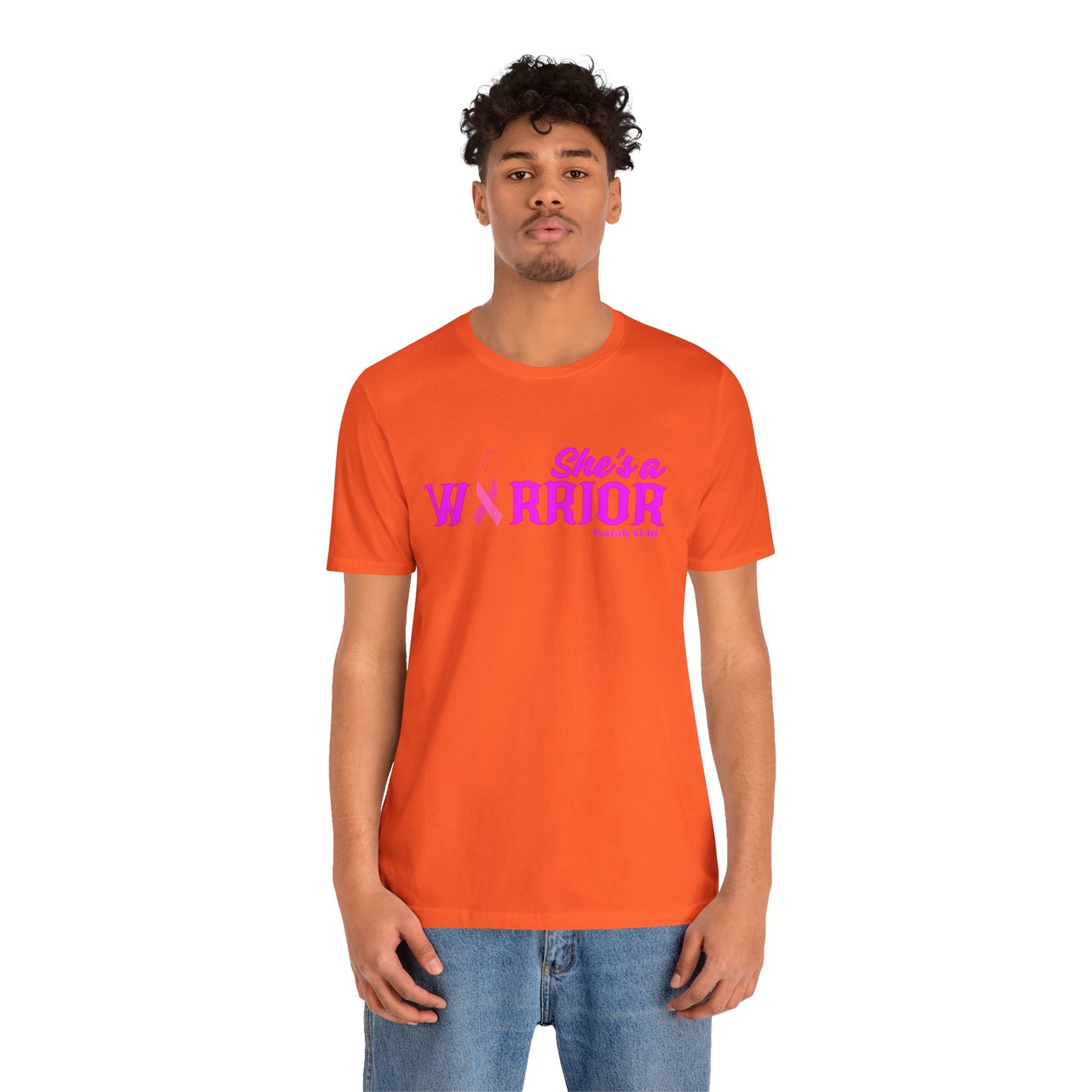 SHE'S A WARRIOR 2 - Unisex Jersey Short Sleeve Tee