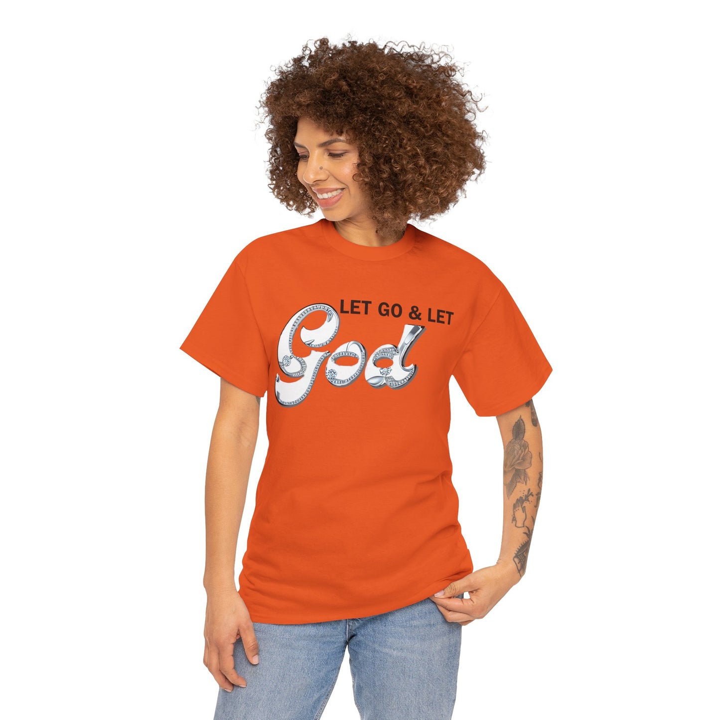 LET GO & LET GOD 2 - 5- Unisex Heavy Cotton Tee