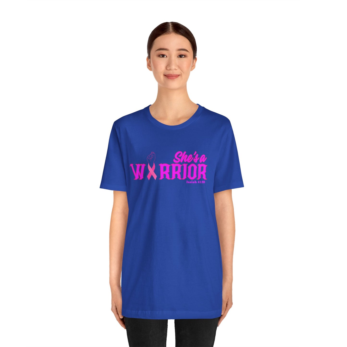 SHE'S A WARRIOR 2 - Unisex Jersey Short Sleeve Tee
