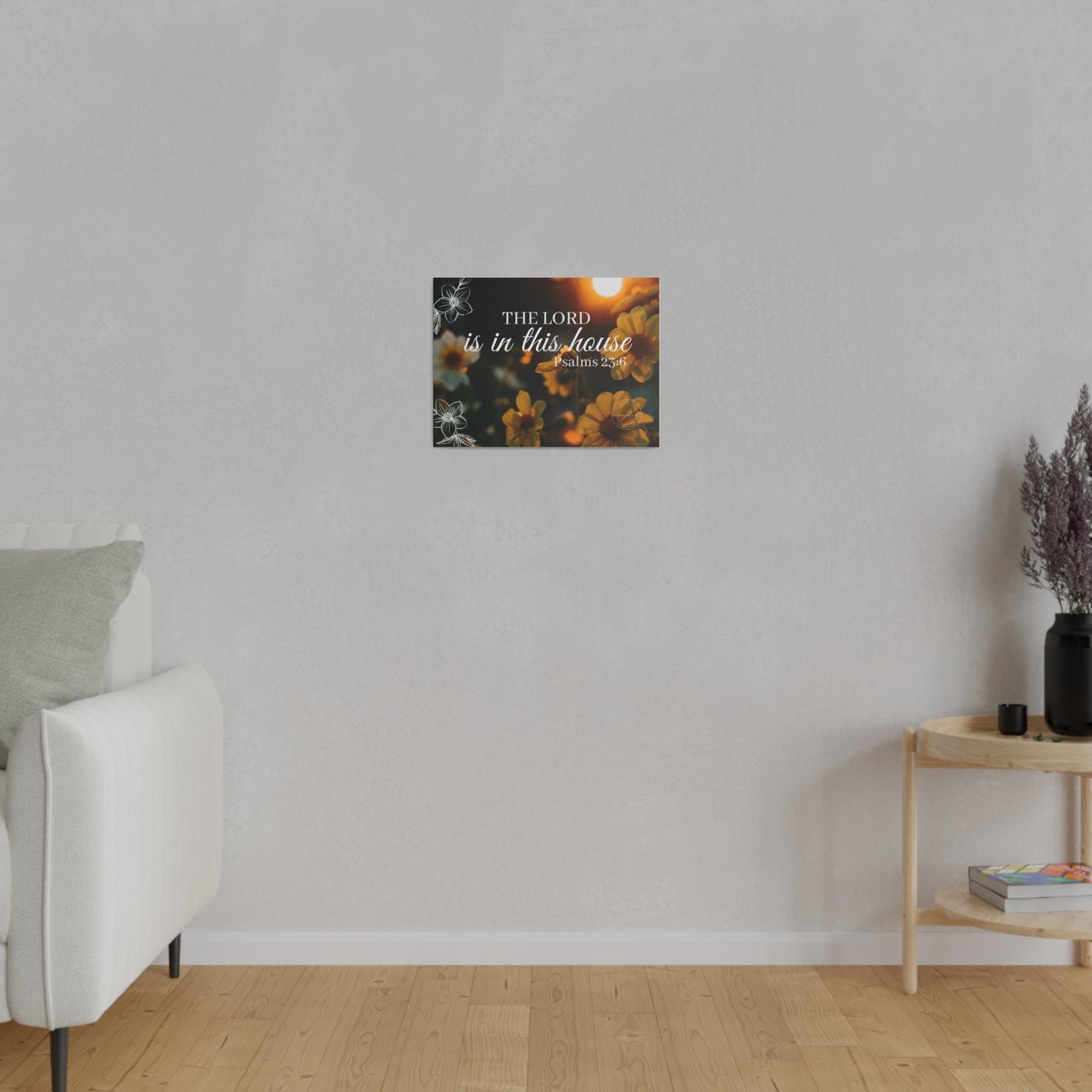 THE LORD IS IN THE HOUSE 1- Matte Canvas, Stretched, 0.75"