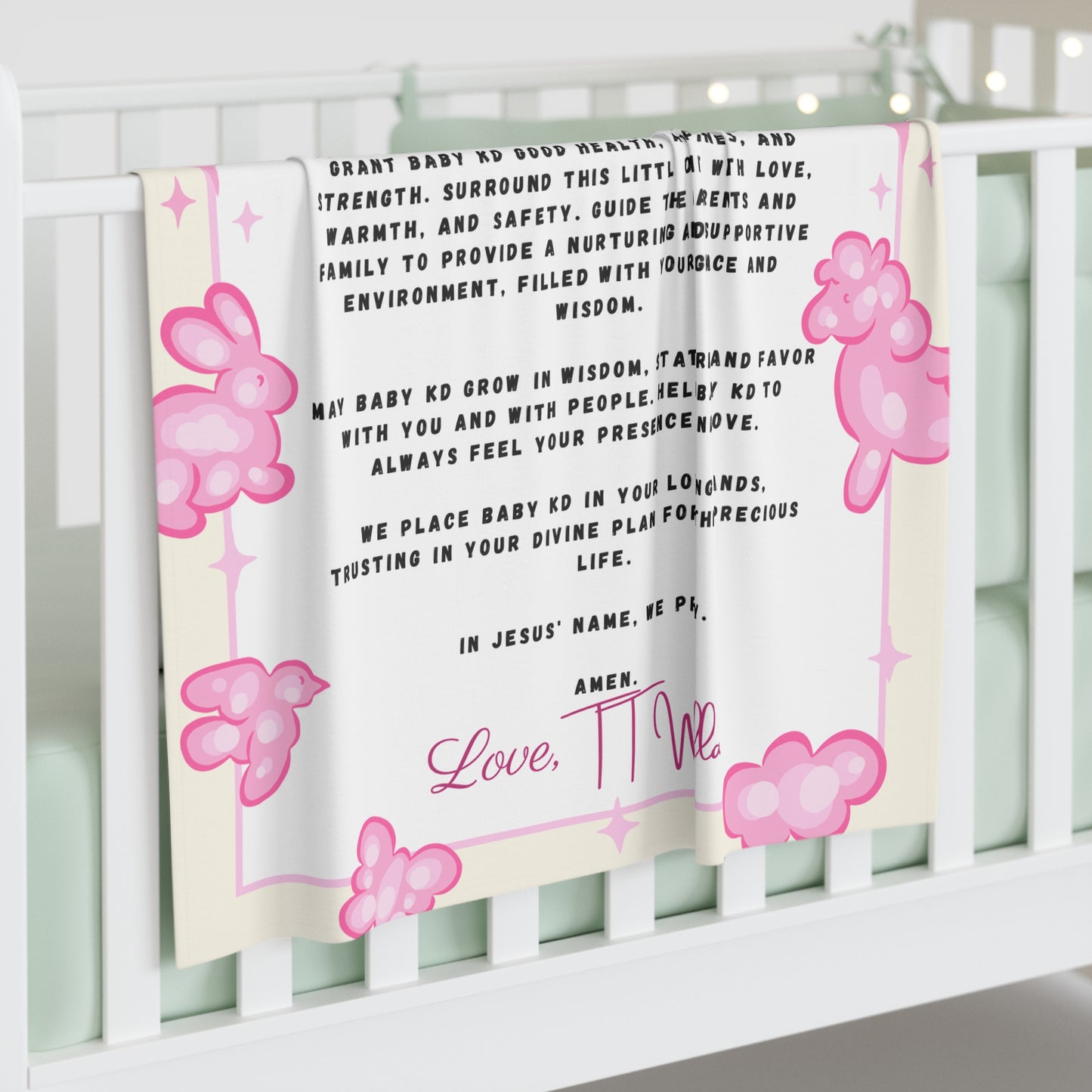 Baby Swaddle Blanket *Custom Order*
