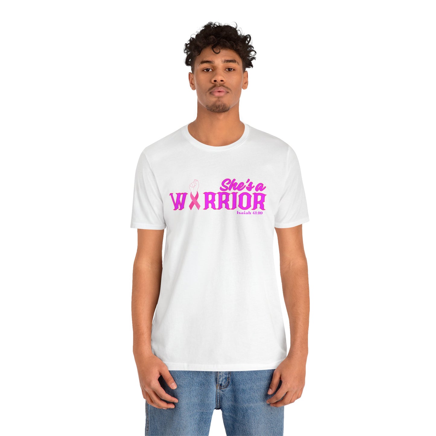 SHE'S A WARRIOR 2 - Unisex Jersey Short Sleeve Tee