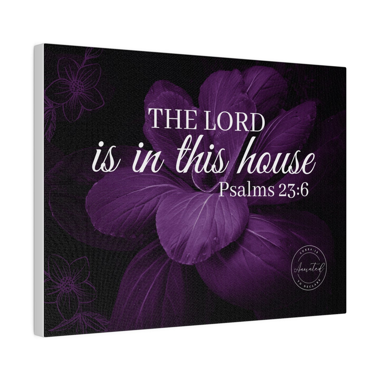THE LORD IS IN THIS HOUSE 2 -Matte Canvas, Stretched, 0.75"