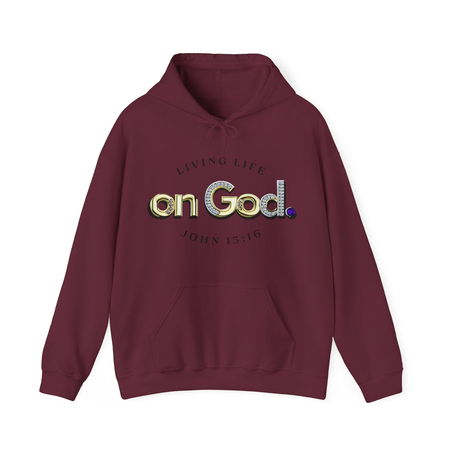 My Life on God 2- Unisex Heavy Blend™ Hooded Sweatshirt