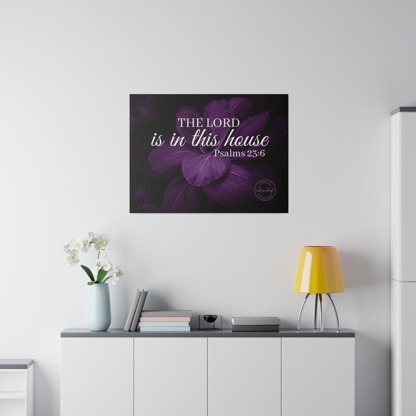 THE LORD IS IN THIS HOUSE 2 -Matte Canvas, Stretched, 0.75"