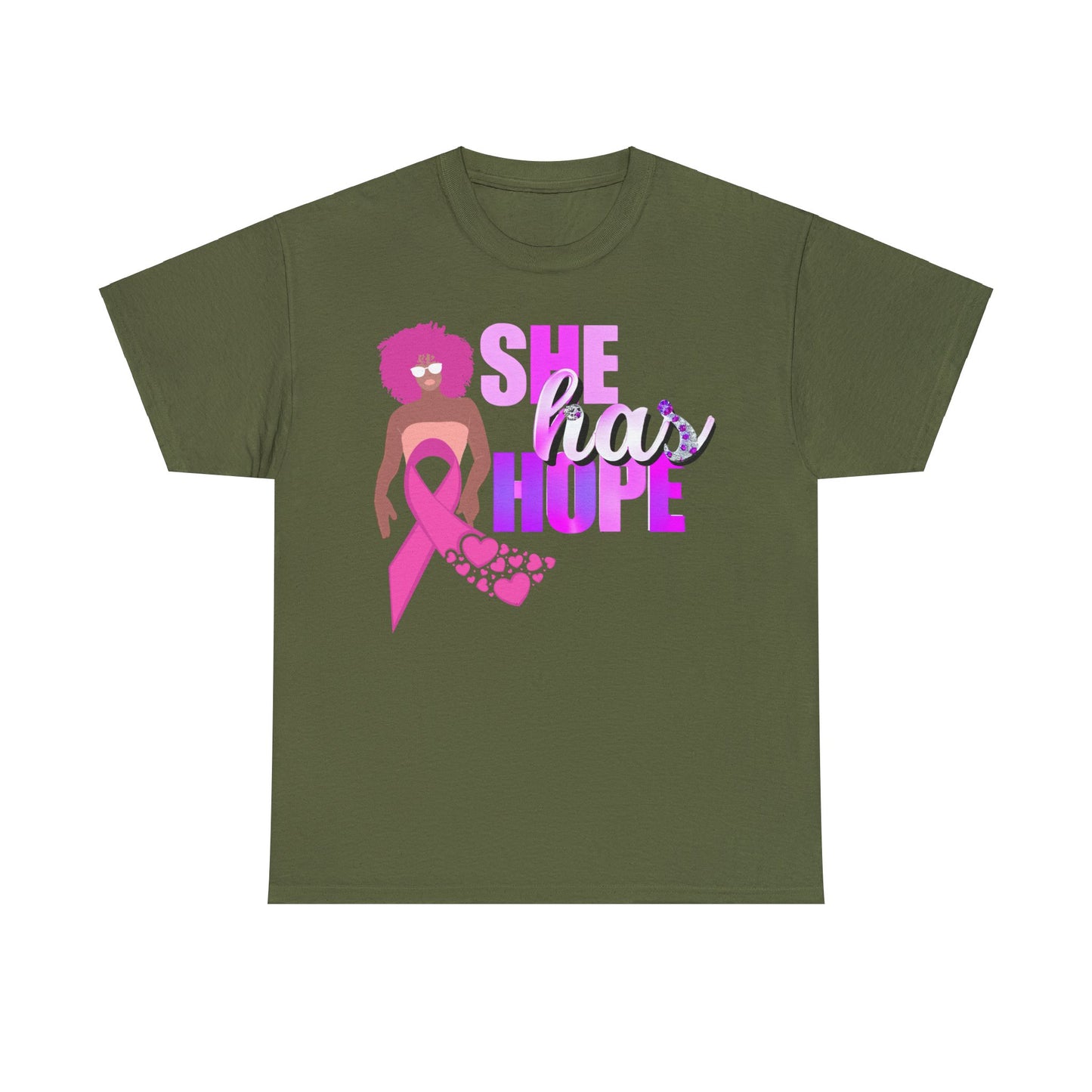 SHE HAS HOPE 3 -Heavy Cotton Tee
