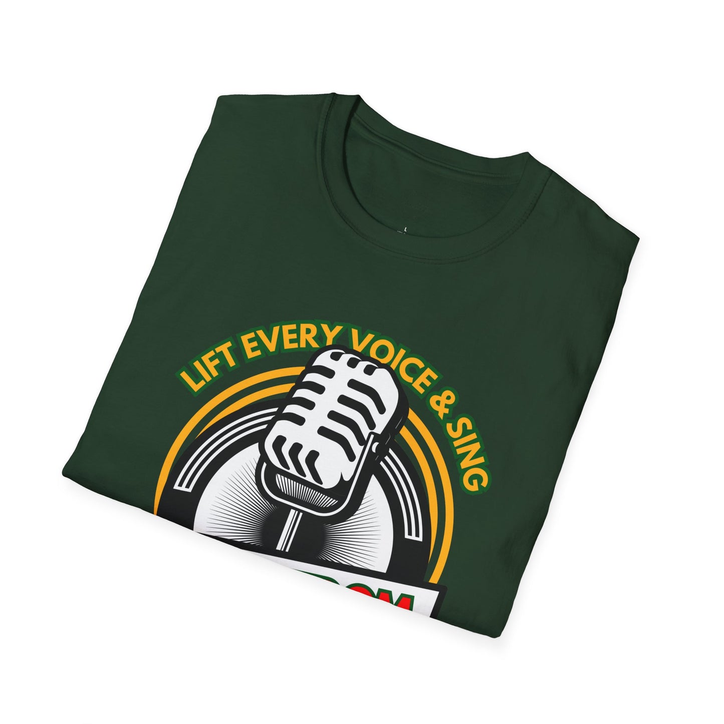 Black History T-Shirt lift Every Voice and Sing, Unisex Tee, African American Pride Shirt, Civil Rights Activism Top, Juneteenth Apparel