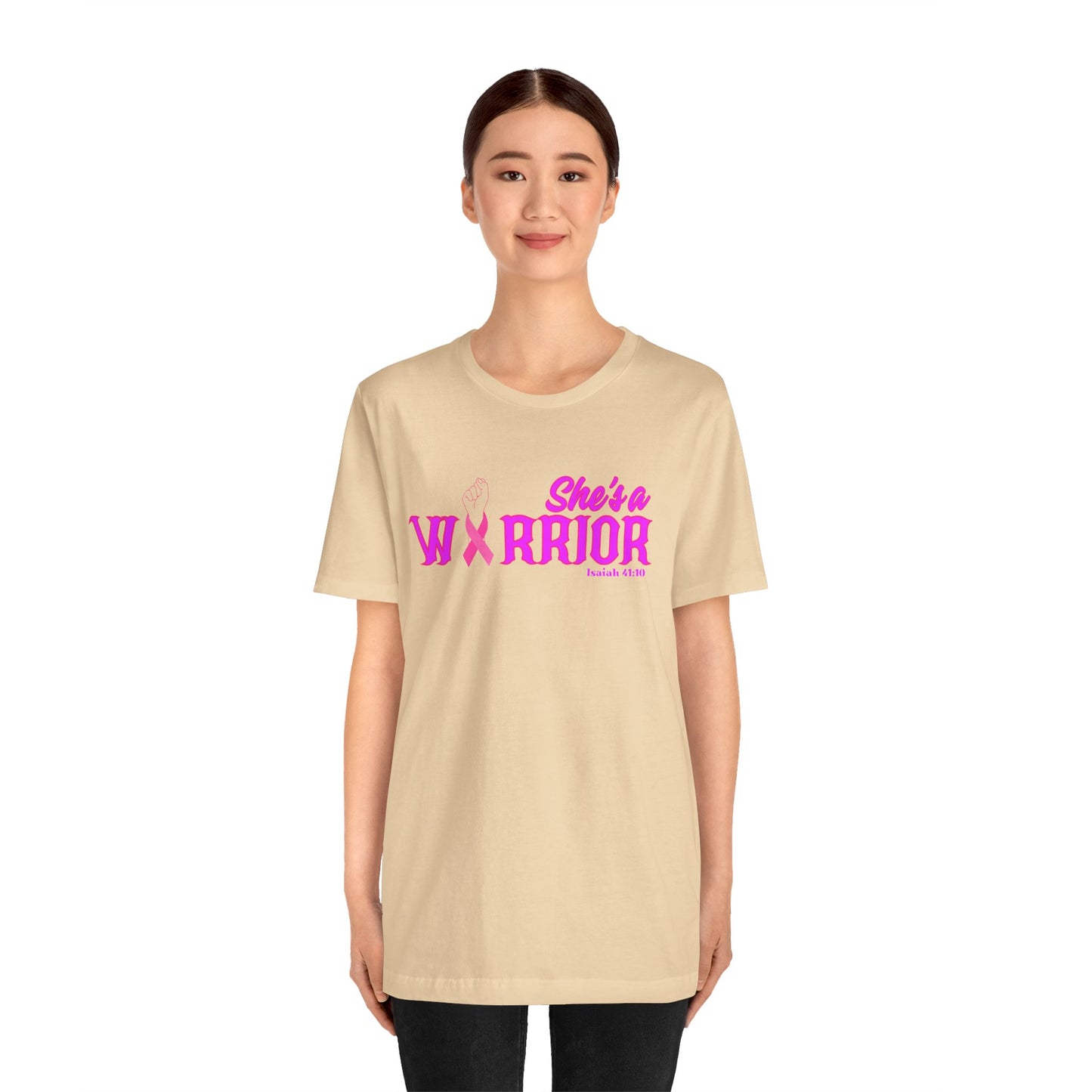 SHE'S A WARRIOR 2 - Unisex Jersey Short Sleeve Tee