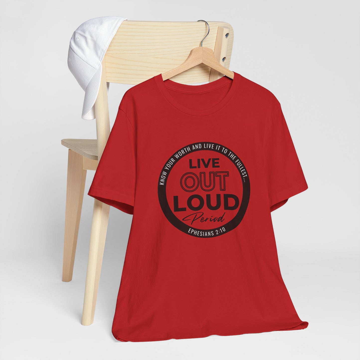 LIVE OUT LOUD 1 Unisex Jersey Short Sleeve Tee