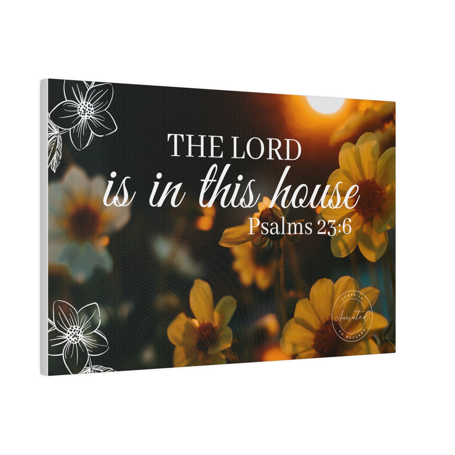 THE LORD IS IN THE HOUSE 1- Matte Canvas, Stretched, 0.75"