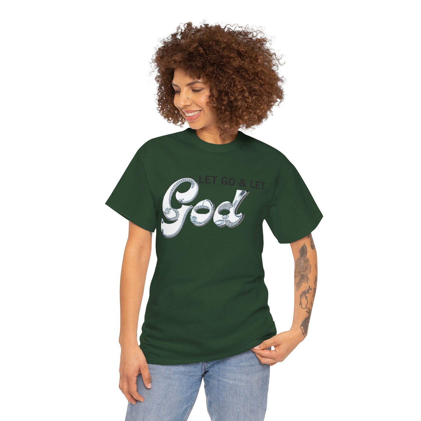 LET GO & LET GOD 2 - 5- Unisex Heavy Cotton Tee