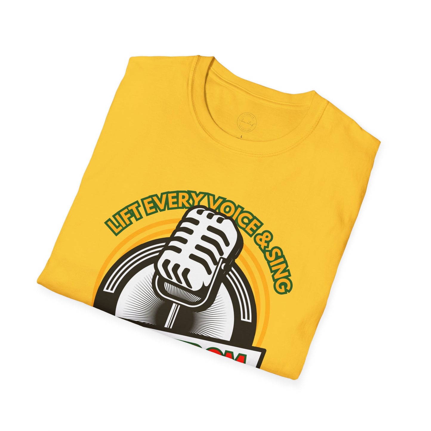 Black History T-Shirt lift Every Voice and Sing, Unisex Tee, African American Pride Shirt, Civil Rights Activism Top, Juneteenth Apparel