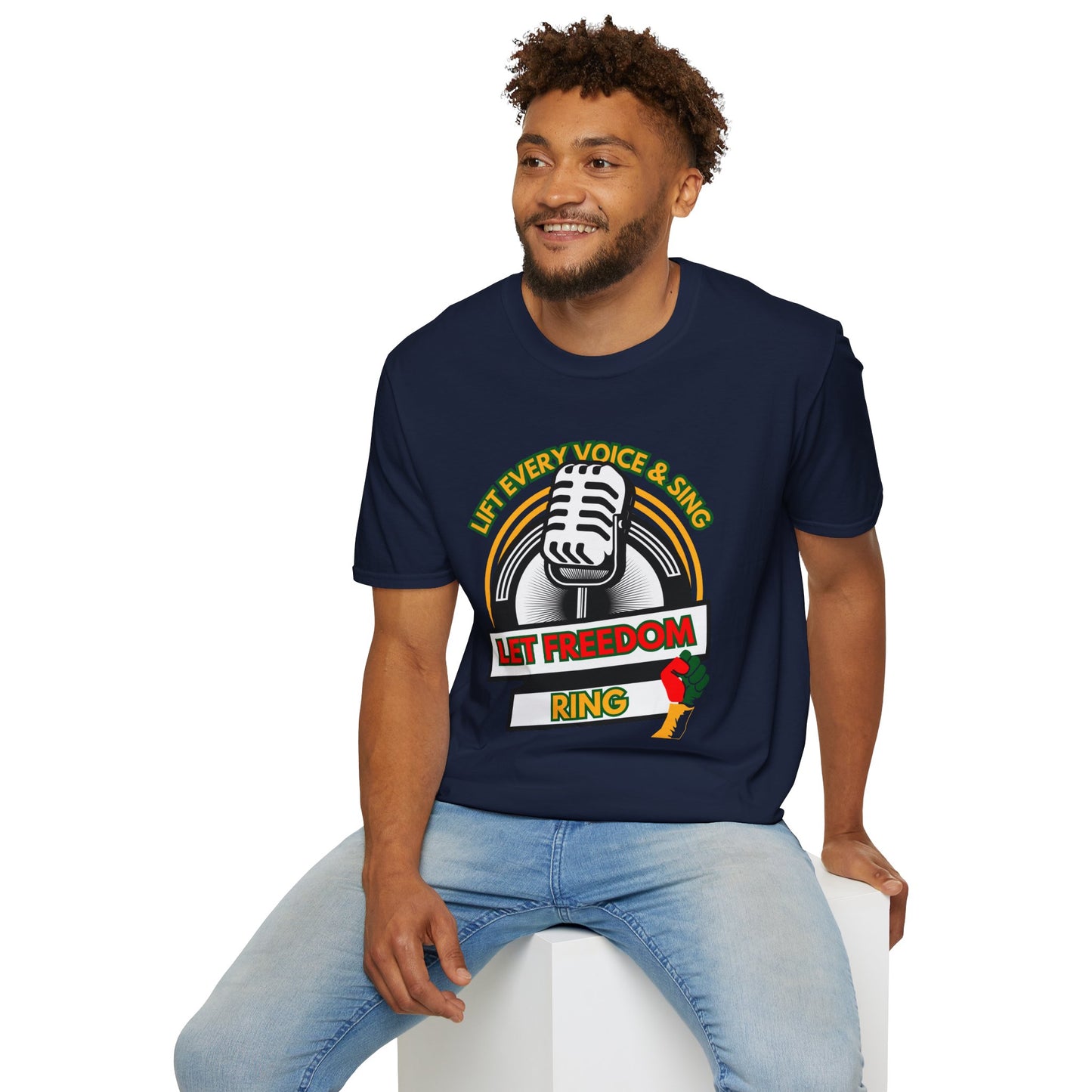 Black History T-Shirt lift Every Voice and Sing, Unisex Tee, African American Pride Shirt, Civil Rights Activism Top, Juneteenth Apparel