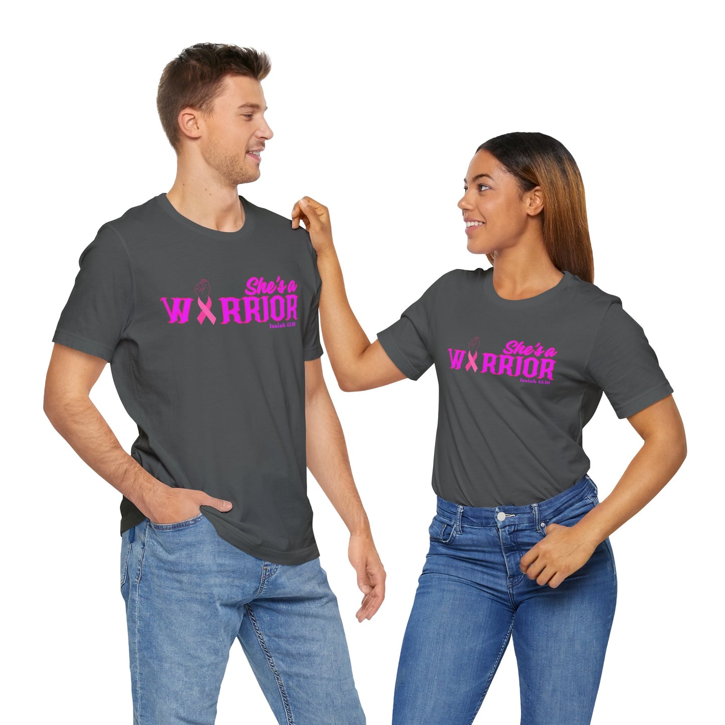 SHE'S A WARRIOR 2 - Unisex Jersey Short Sleeve Tee