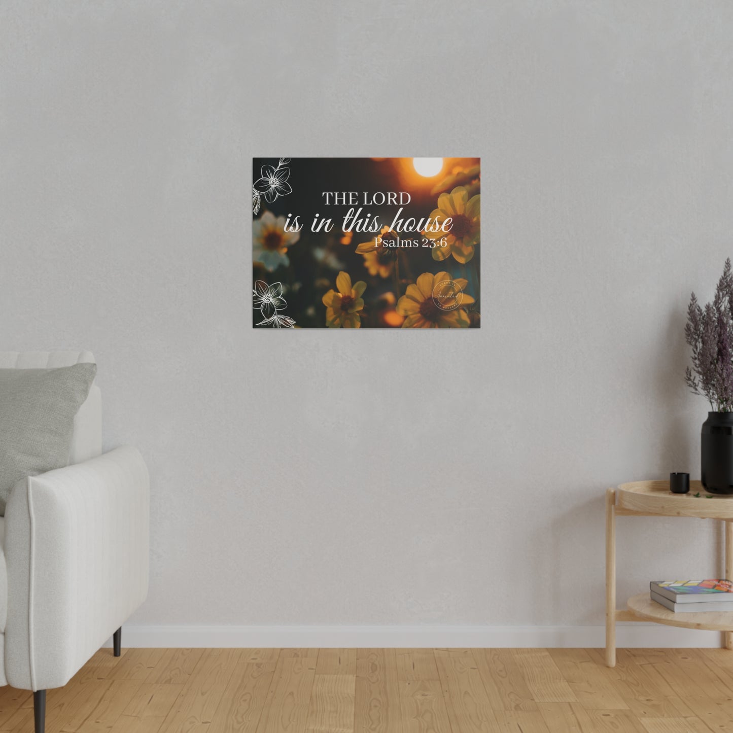 THE LORD IS IN THE HOUSE 1- Matte Canvas, Stretched, 0.75"