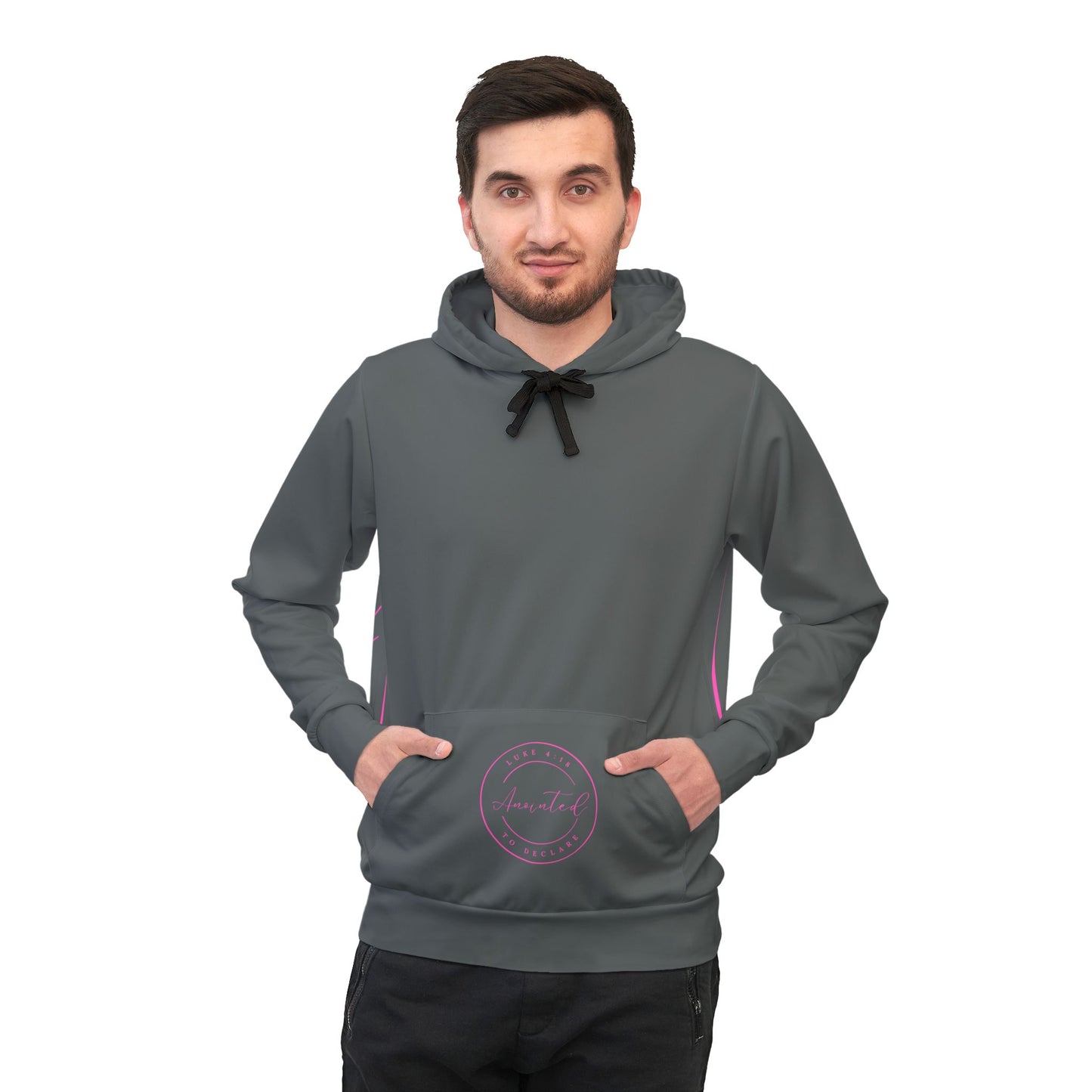 Anointed to Declare Athletic Hoodie - Christian Faith Inspirational Sweatshirt