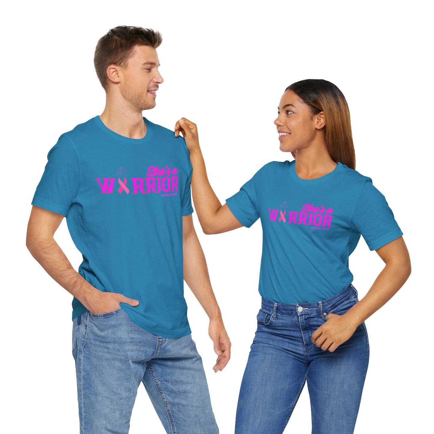 SHE'S A WARRIOR 2 - Unisex Jersey Short Sleeve Tee