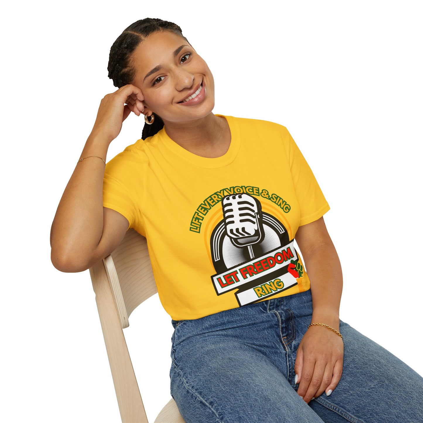 Black History T-Shirt lift Every Voice and Sing, Unisex Tee, African American Pride Shirt, Civil Rights Activism Top, Juneteenth Apparel