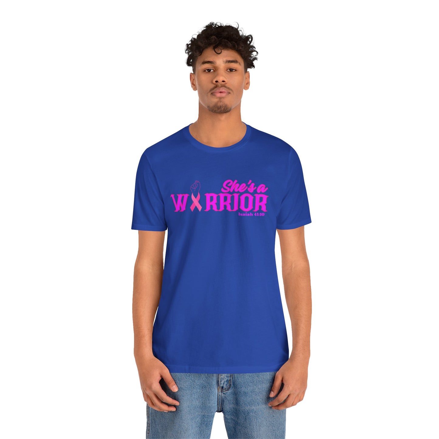 SHE'S A WARRIOR 2 - Unisex Jersey Short Sleeve Tee