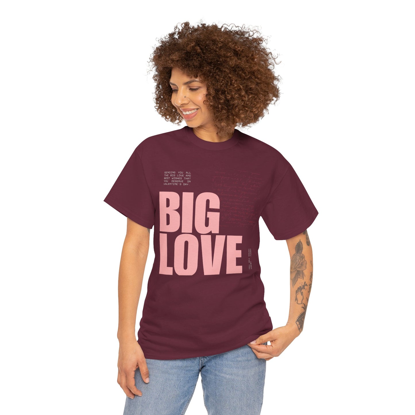 Inspirational Tee - Big Love Unisex Heavy Cotton Tee