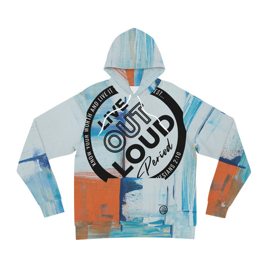 Live Out Loud Fashion Hoodie - Trendy Sweatshirt, Stylish Pullover, Fashionable Jumper, Bold Clothing, Statement Apparel