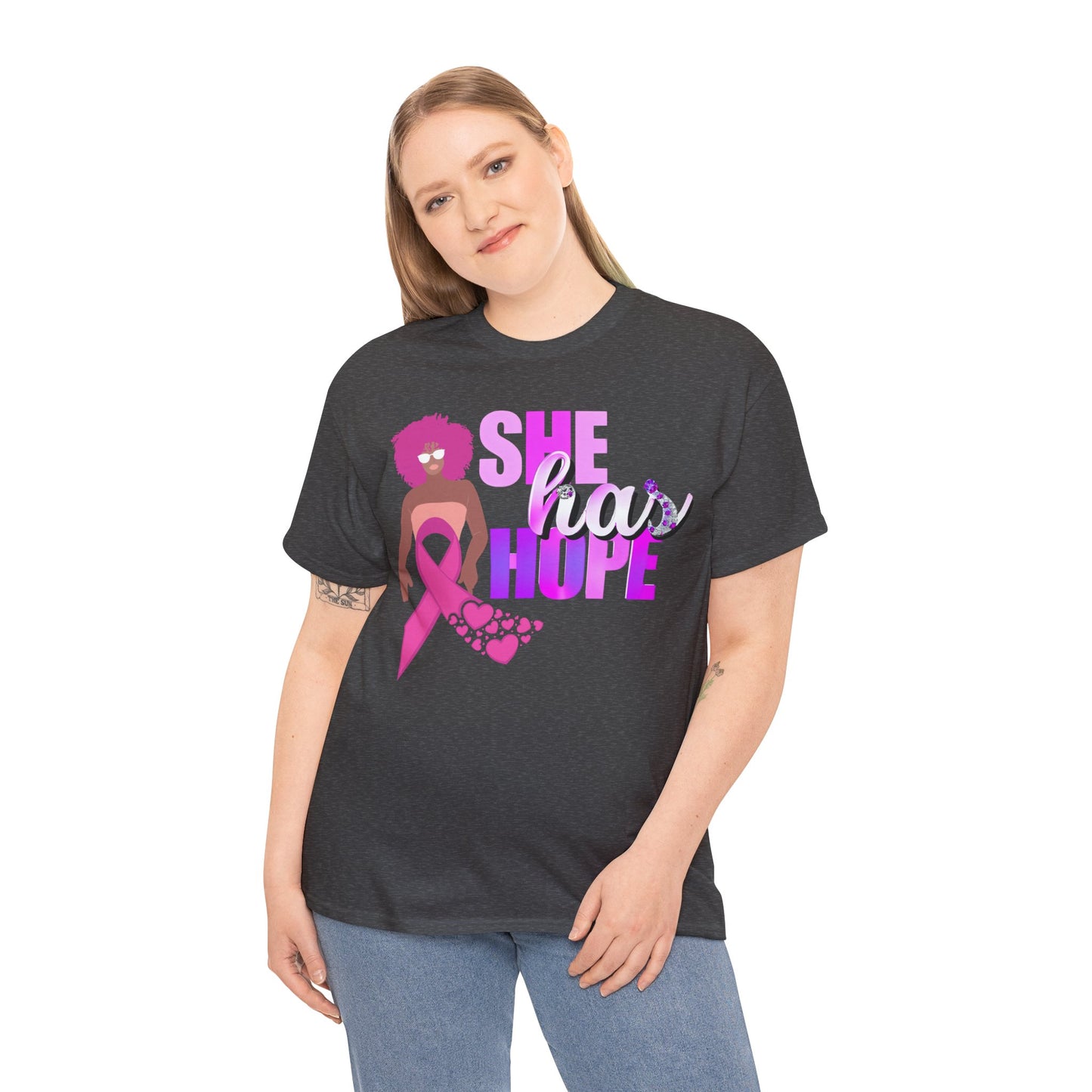SHE HAS HOPE 3 -Heavy Cotton Tee