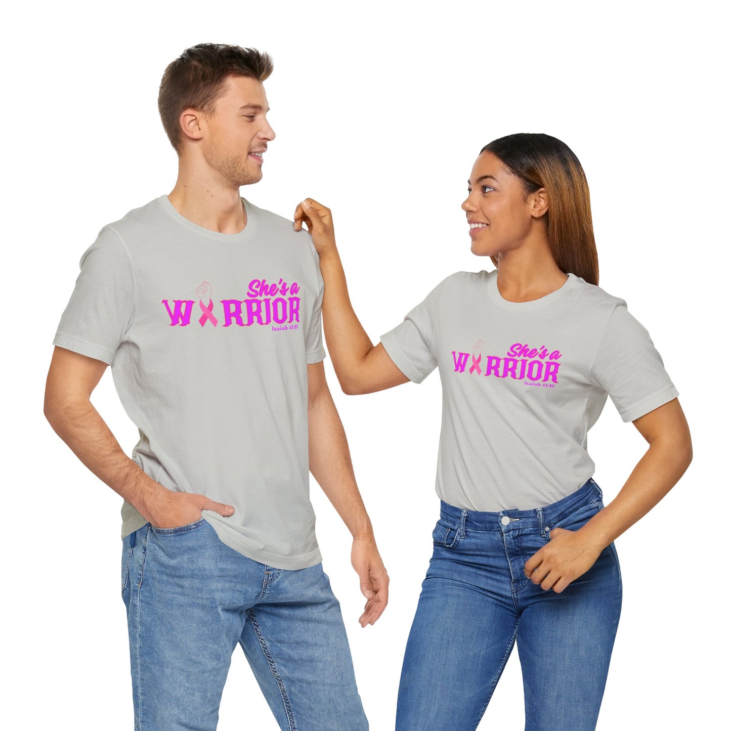 SHE'S A WARRIOR 2 - Unisex Jersey Short Sleeve Tee
