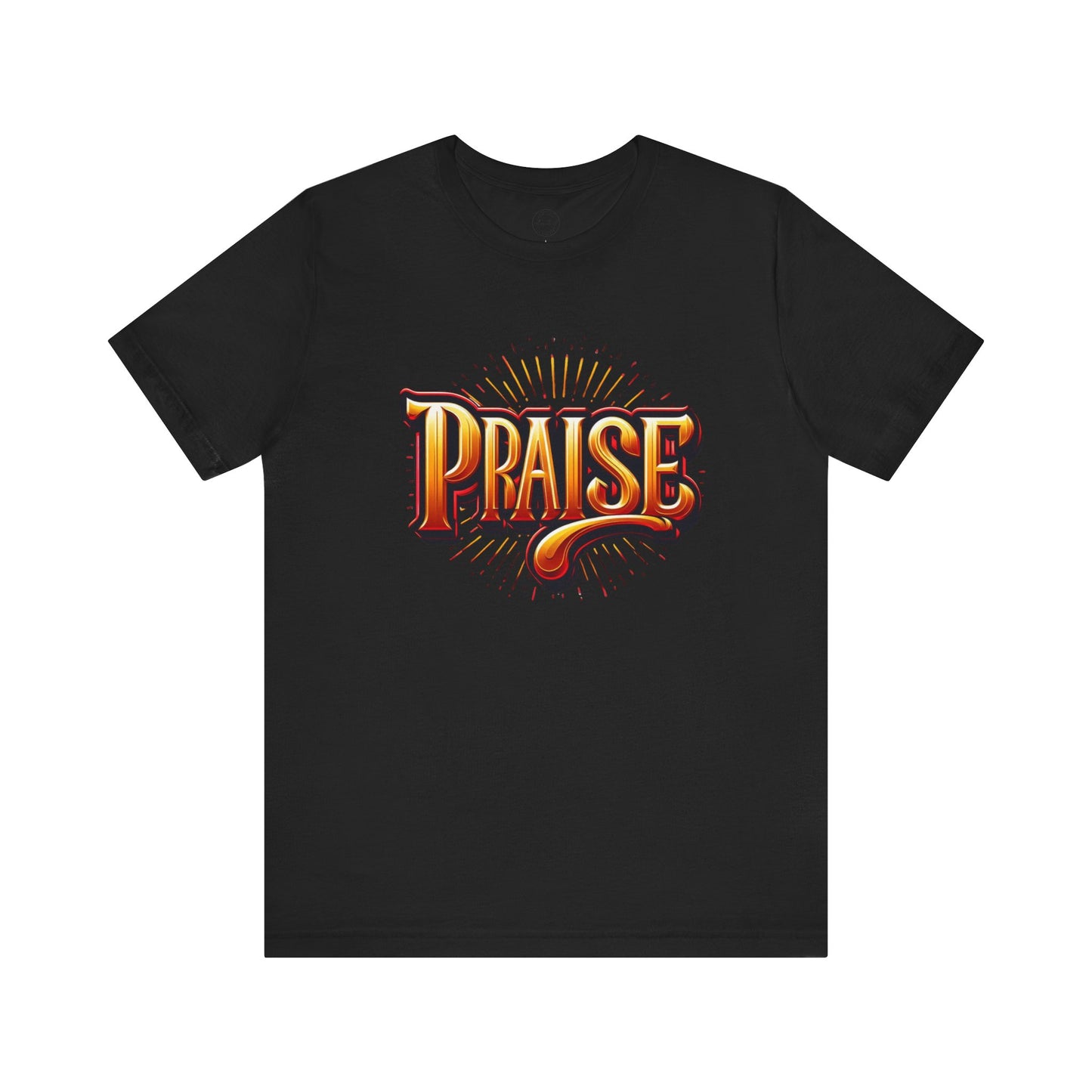Praise Tee, Religious Shirt, Christian Apparel, Unisex Jersey Tee, Bright Design, Inspirational T-shirt
