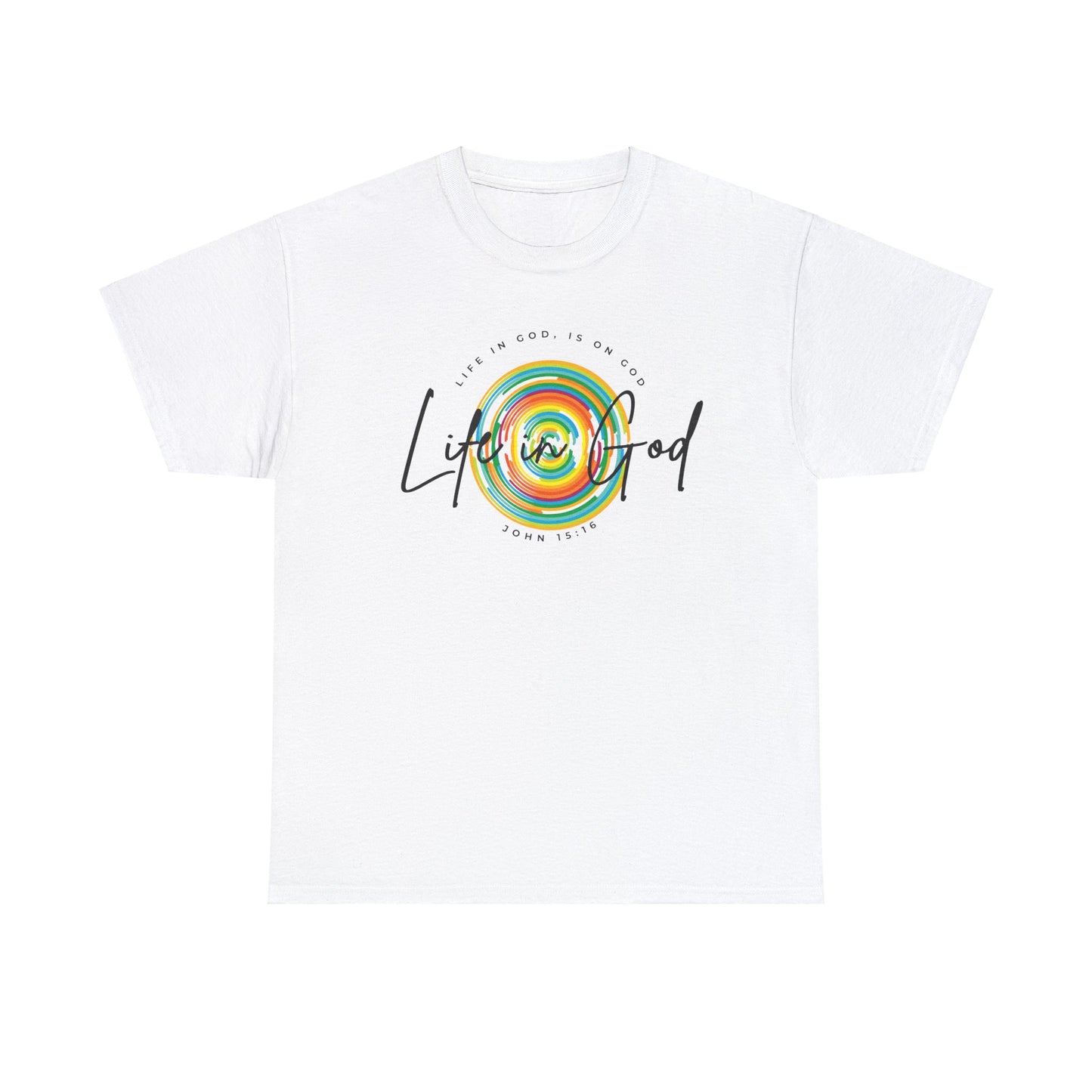 LIFE IN GOD 1 - Unisex Heavy Cotton Tee
