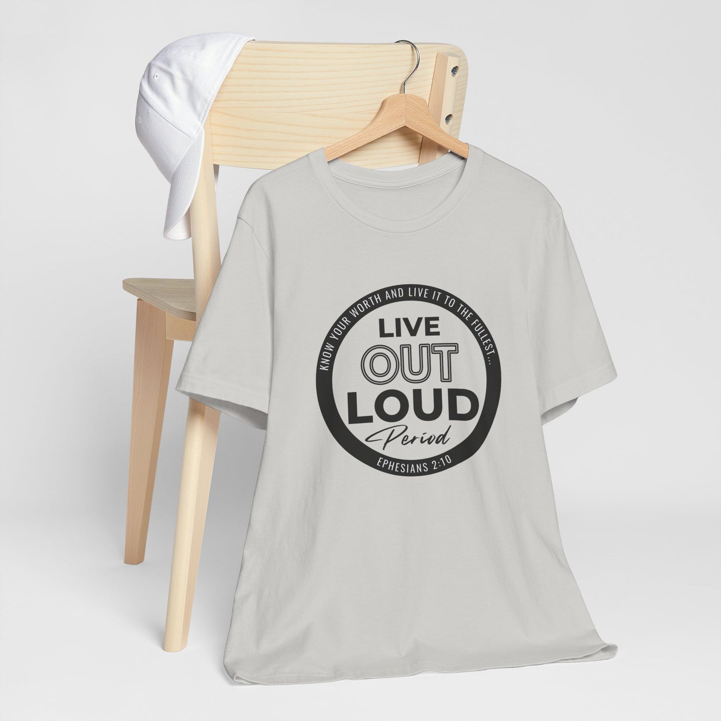 LIVE OUT LOUD 1 Unisex Jersey Short Sleeve Tee