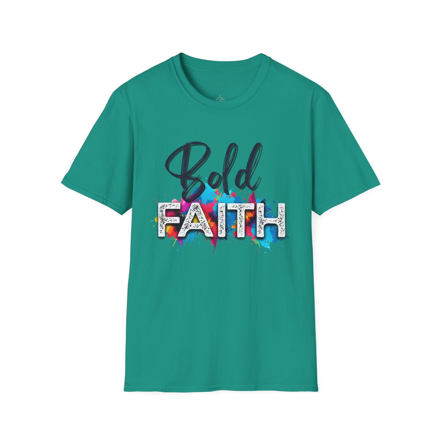 Bold Faith Unisex T-Shirt, Religious Graphic Tee, Inspirational Shirt, Christian Gift, Believe Top