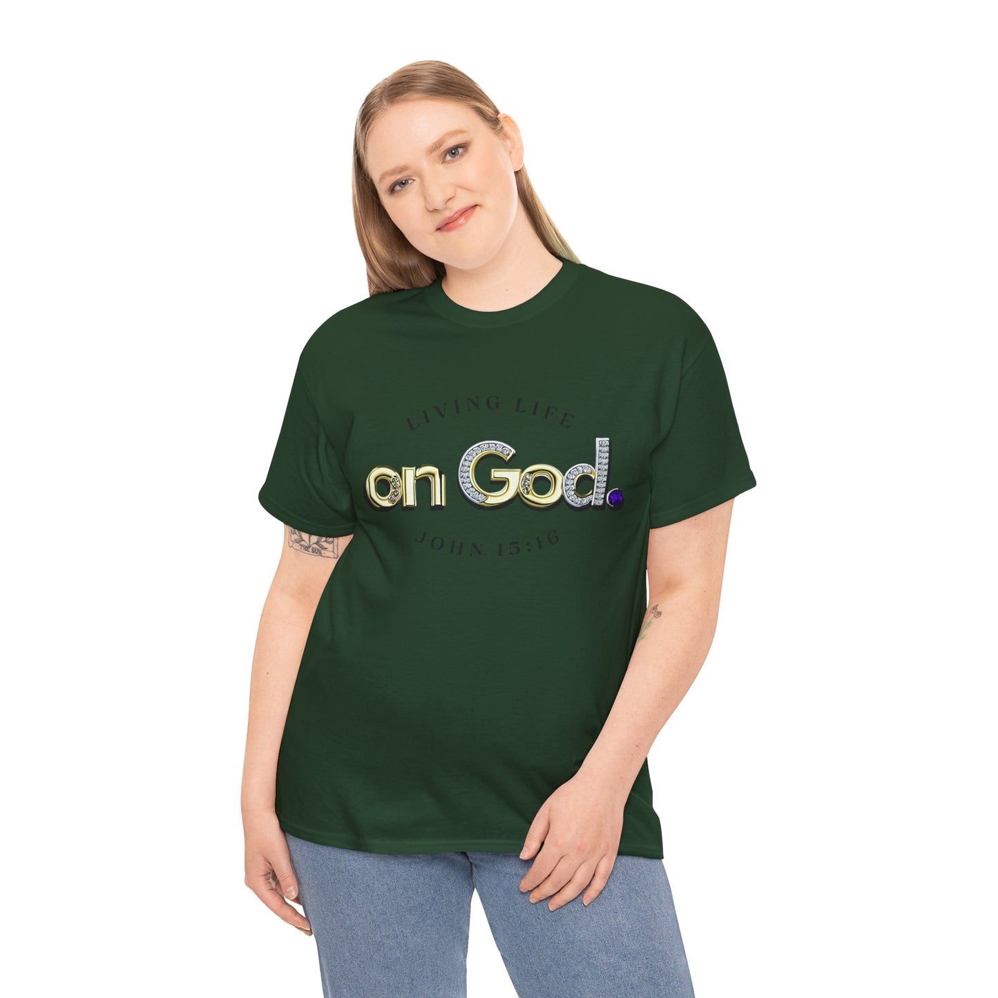 Living Life on God - 2 - Unisex Heavy Cotton Tee