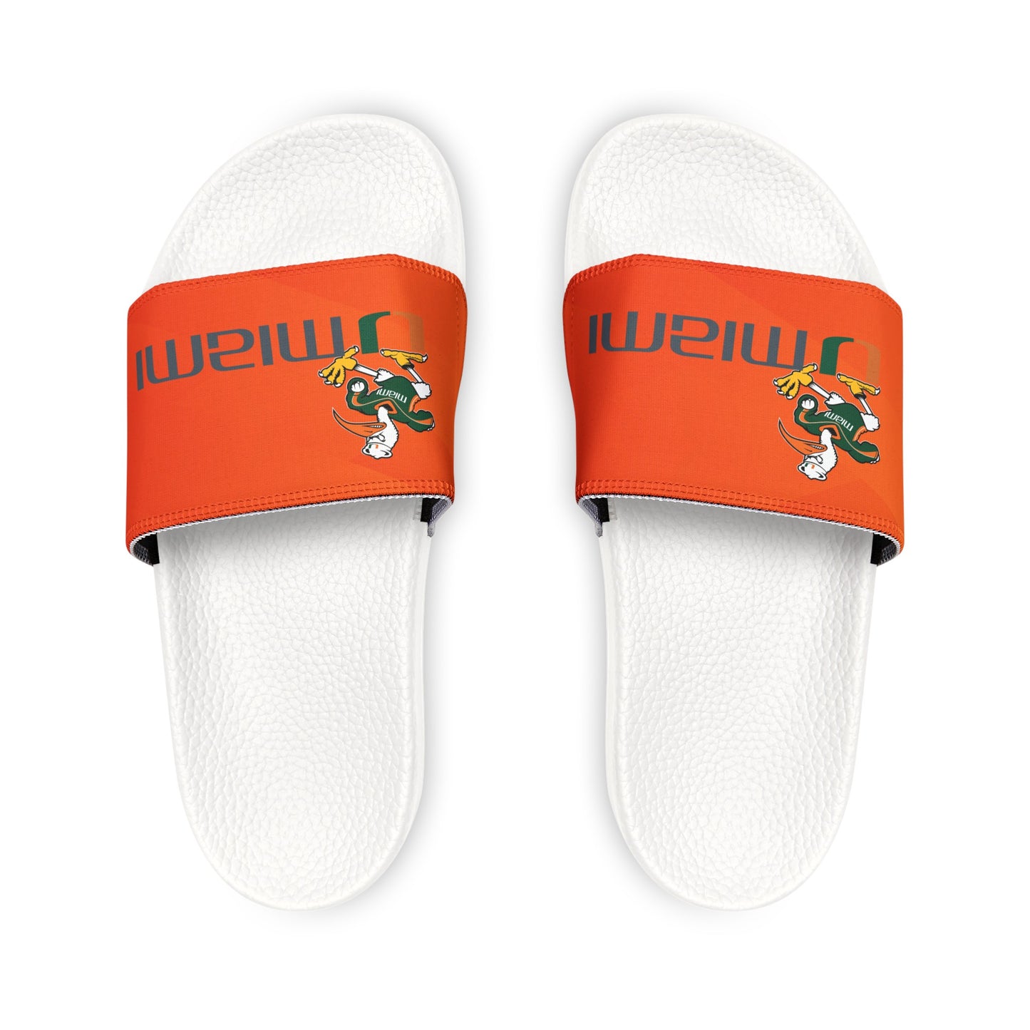 MIAMI HURRICANES PU Slide Sandals