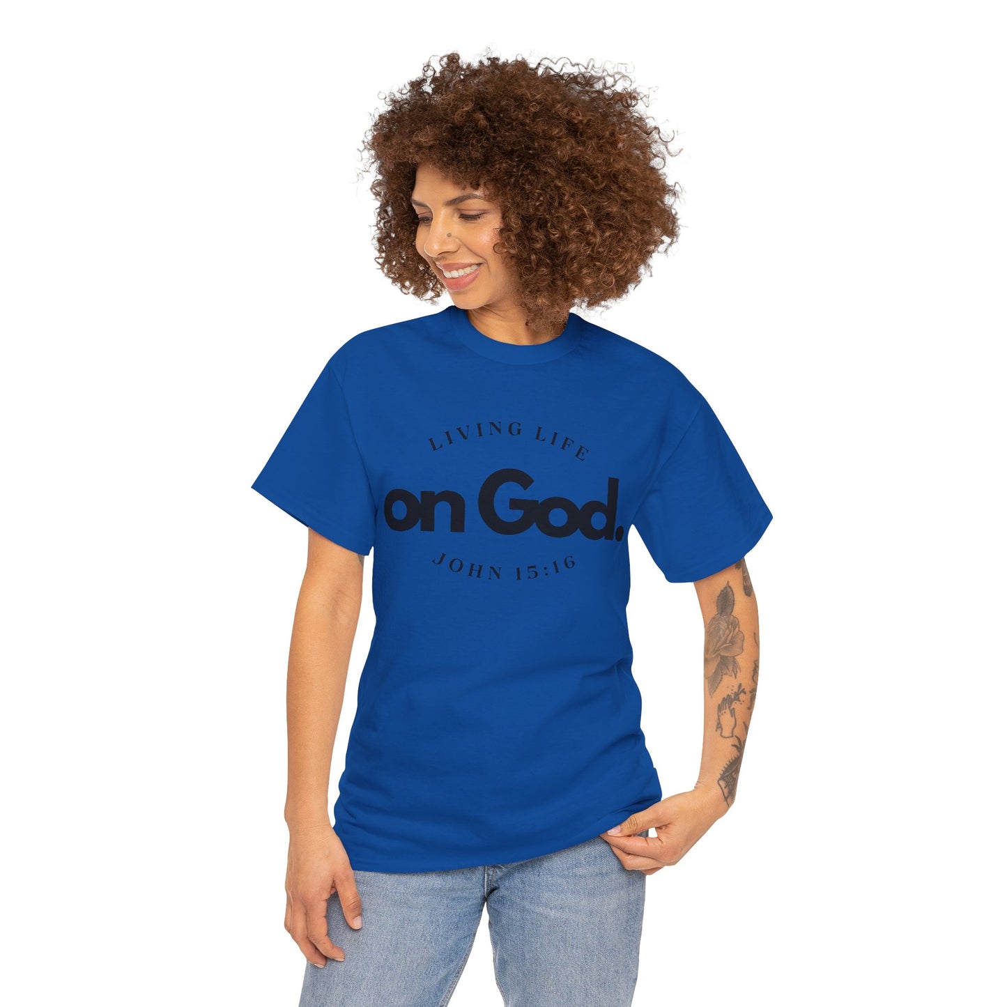 Living Life on God - 4- Unisex Heavy Cotton Tee