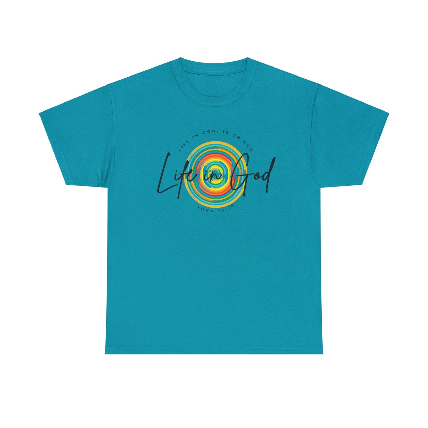 LIFE IN GOD 1 - Unisex Heavy Cotton Tee