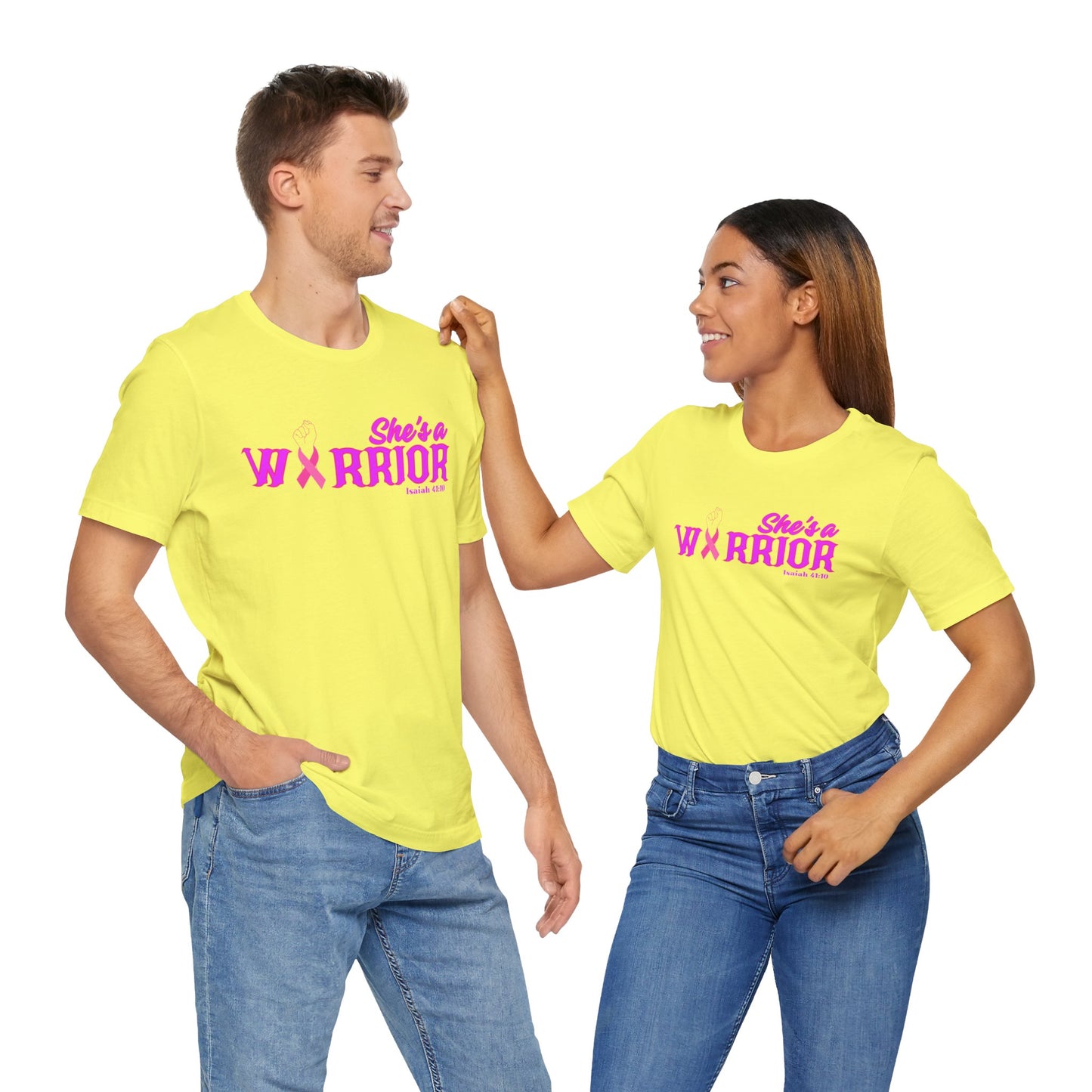 SHE'S A WARRIOR 2 - Unisex Jersey Short Sleeve Tee