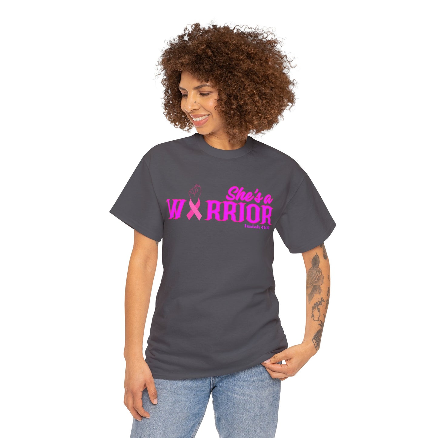 She's a Warrior 2 Heavy Cotton Tee