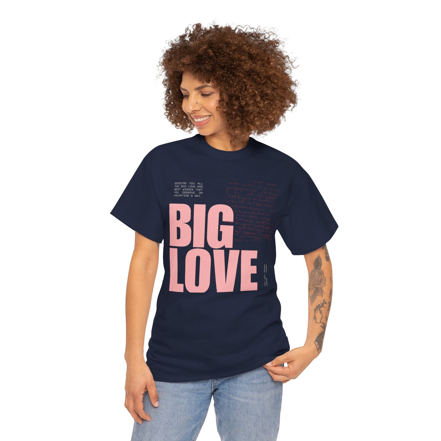 Inspirational Tee - Big Love Unisex Heavy Cotton Tee