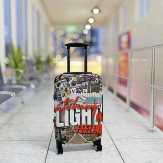 Travel Luggage Cover - Stylist Catching Flights not Feelings