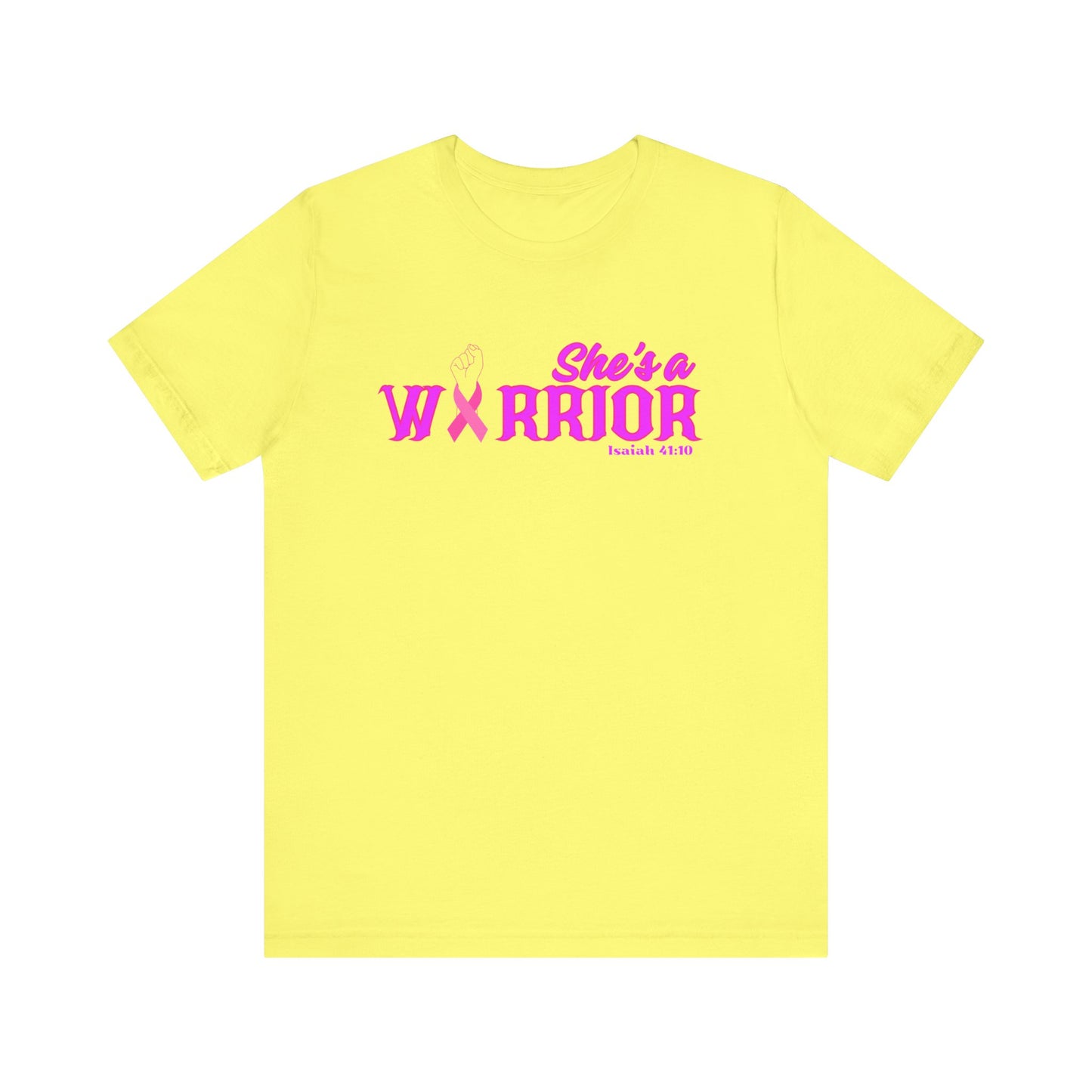 SHE'S A WARRIOR 2 - Unisex Jersey Short Sleeve Tee