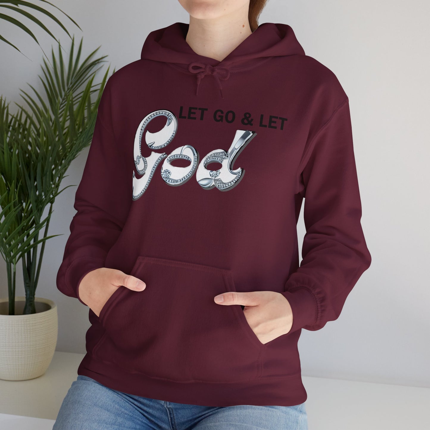 LET GO & LET GOD 2- Unisex Heavy Blend™ Hooded Sweatshirt